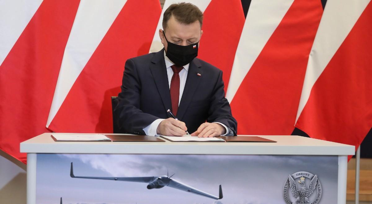 Umowa na drony dla polskiej armii. Szef MON: sprzęt niezwykle potrzebny na dzisiejszym polu walki