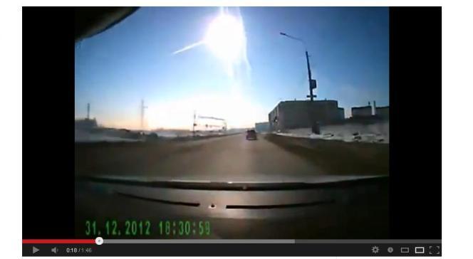 Meteoroid nad Czelabińskiem jak 460 kiloton trotylu [wideo]