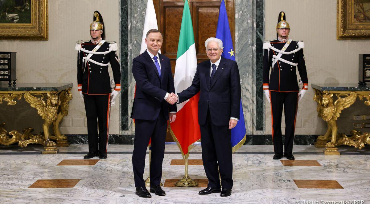Czterodniowa wizyta prezydenta Włoch w Polsce. "Omówione zostaną kwestie bezpieczeństwa"