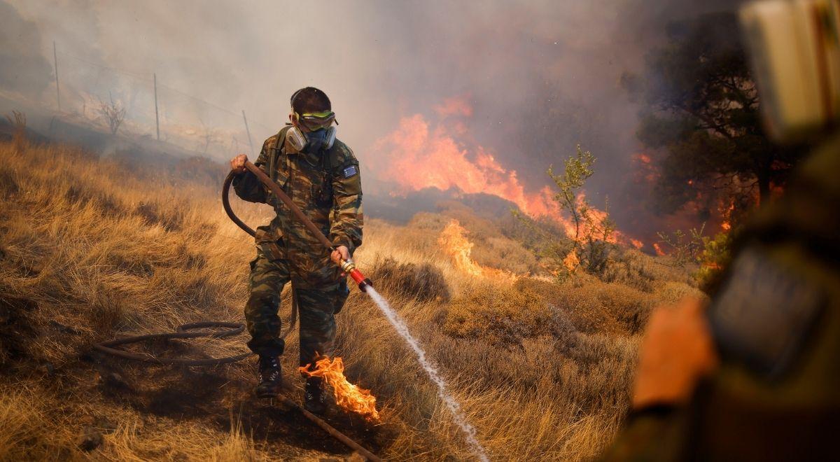Grecja: druga zmiana polskich strażaków jest już na miejscu. "Jesteśmy gotowi do działań nawet dzisiaj"