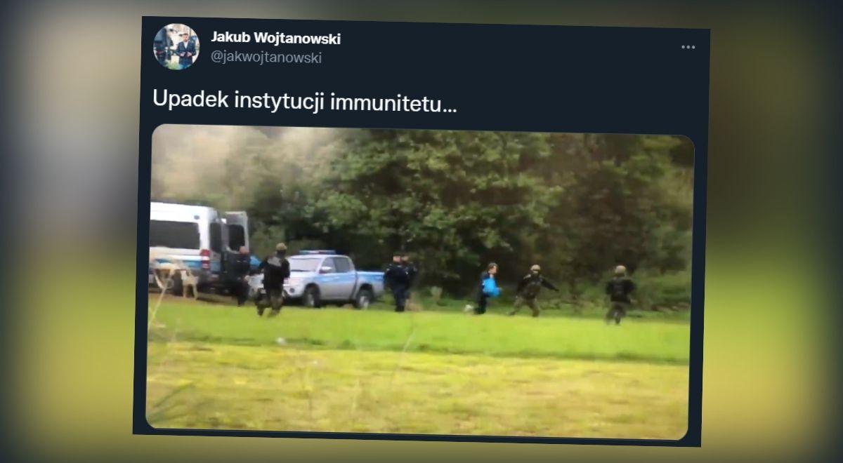 "Upadek instytucji immunitetu". Poseł KO próbował biegiem sforsować granicę z Białorusią