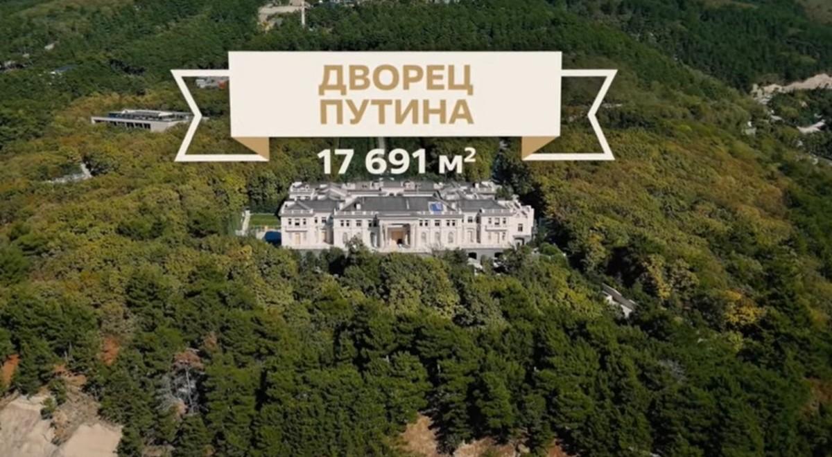 120 mln widzów. Film "Pałac Putina" Nawalnego najpopularniejszym dokumentem tego roku