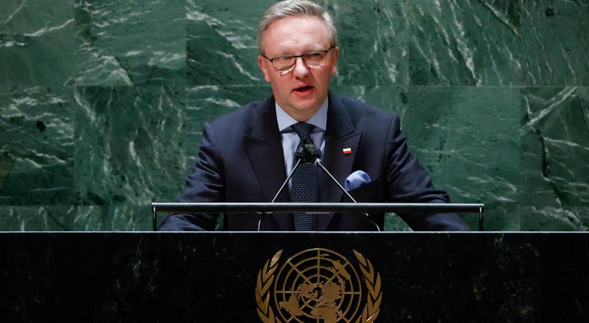 Polska potępiła Rosję na forum ONZ. Szczerski: celowo stwarzają kryzys humanitarny