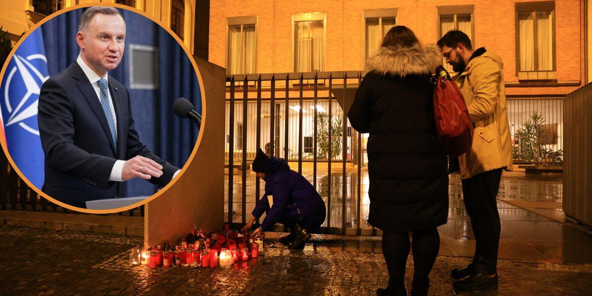 Strzelanina w Pradze. Prezydent Duda złożył kondolencje. "Polacy łączą się w bólu"