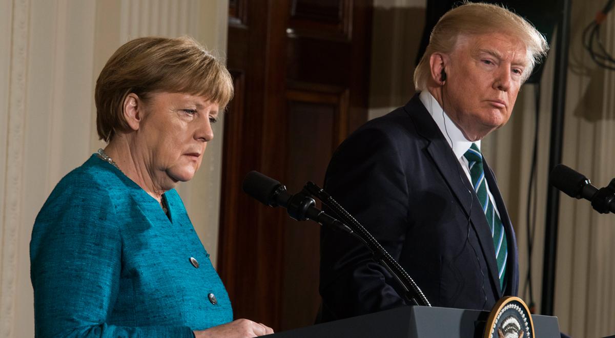Spotkanie na szczycie. Merkel i Trump m.in. o Ukrainie