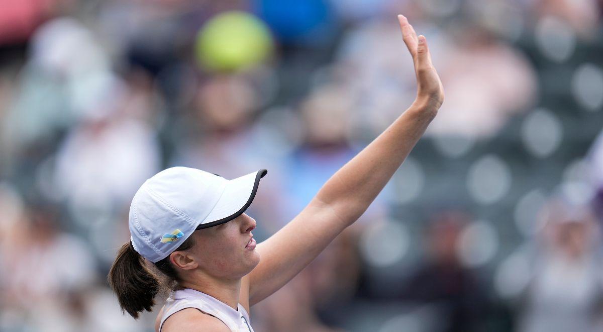 WTA Indian Wells: Iga Świątek zadowolona z awansu. "Wszystko było na swoim miejscu"