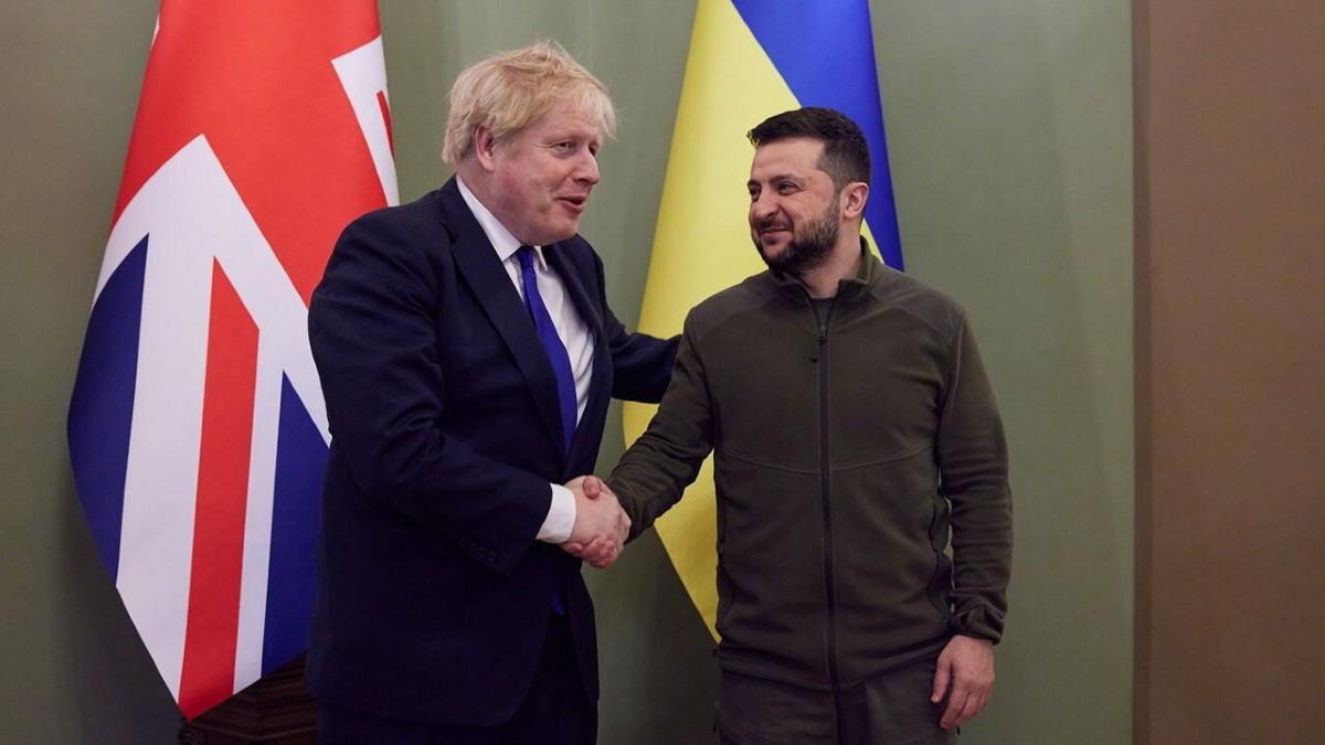 Sankcje i broń. Brytyjski premier w Kijowie zapowiedział dalsze wsparcie dla Ukrainy