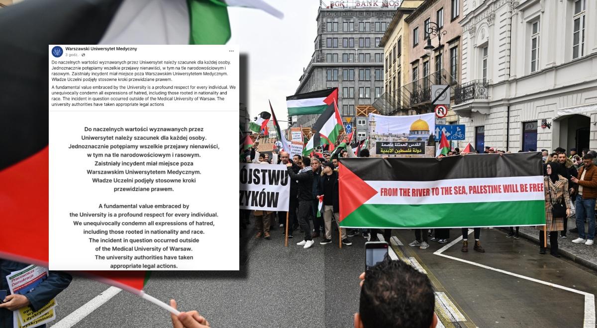Studentka WUM niosła antysemicki transparent ma marszu w Warszawie? Jest oświadczenie uczelni