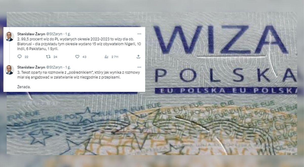 Żaryn odpowiada na artykuł Onetu. "Nikt nie otrzymałby wizy do Polski w takim trybie"