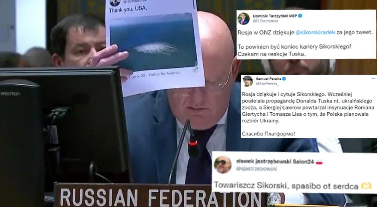 Rosja wykorzystuje wpis Sikorskiego. W sieci znów zawrzało. "Mózg PO przebił się na fora międzynarodowe"