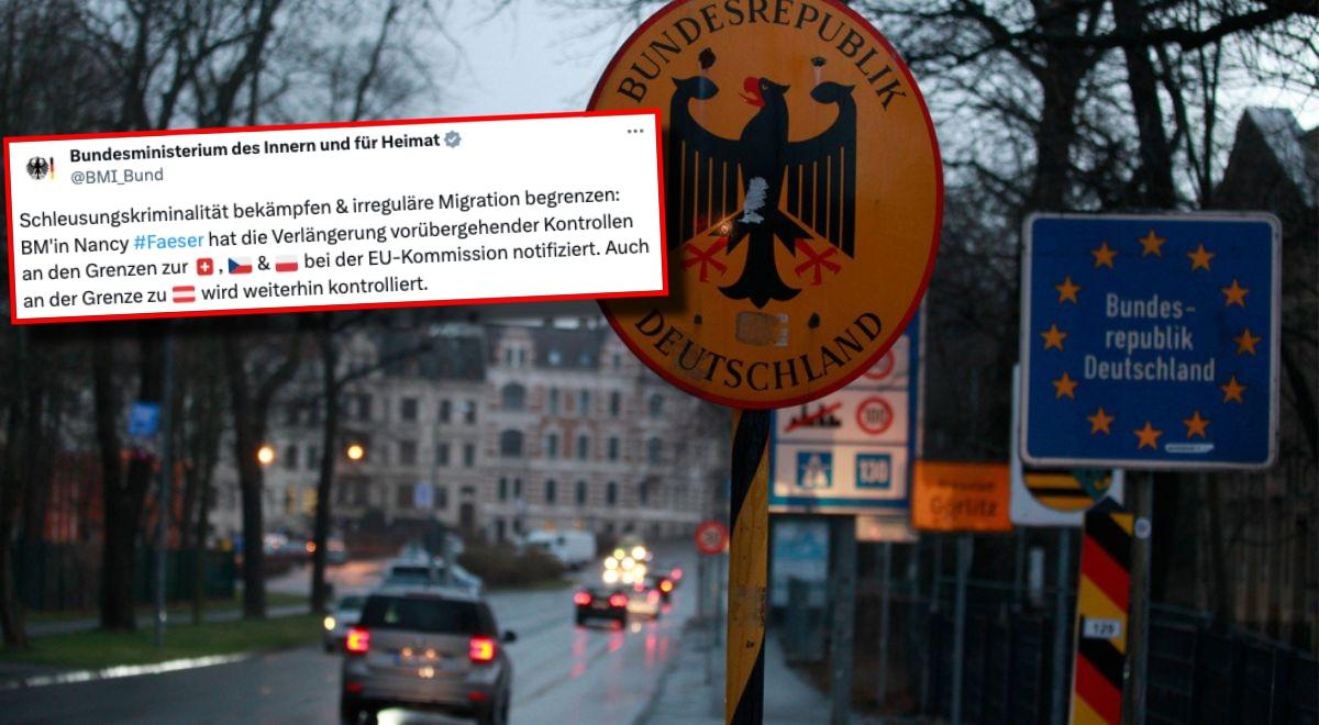 Niemcy przedłużają kontrole na granicy z Polską. Zapadła decyzja