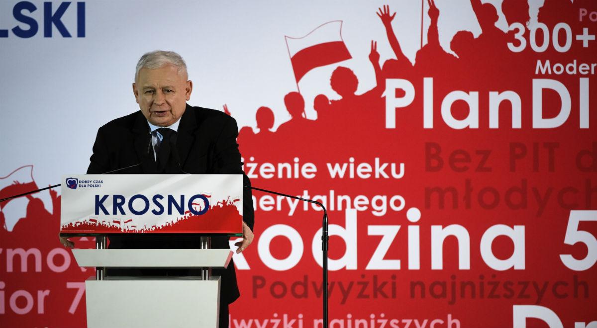 Jarosław Kaczyński w Krośnie: zniszczenie chrześcijaństwa to zniszczenie wolności