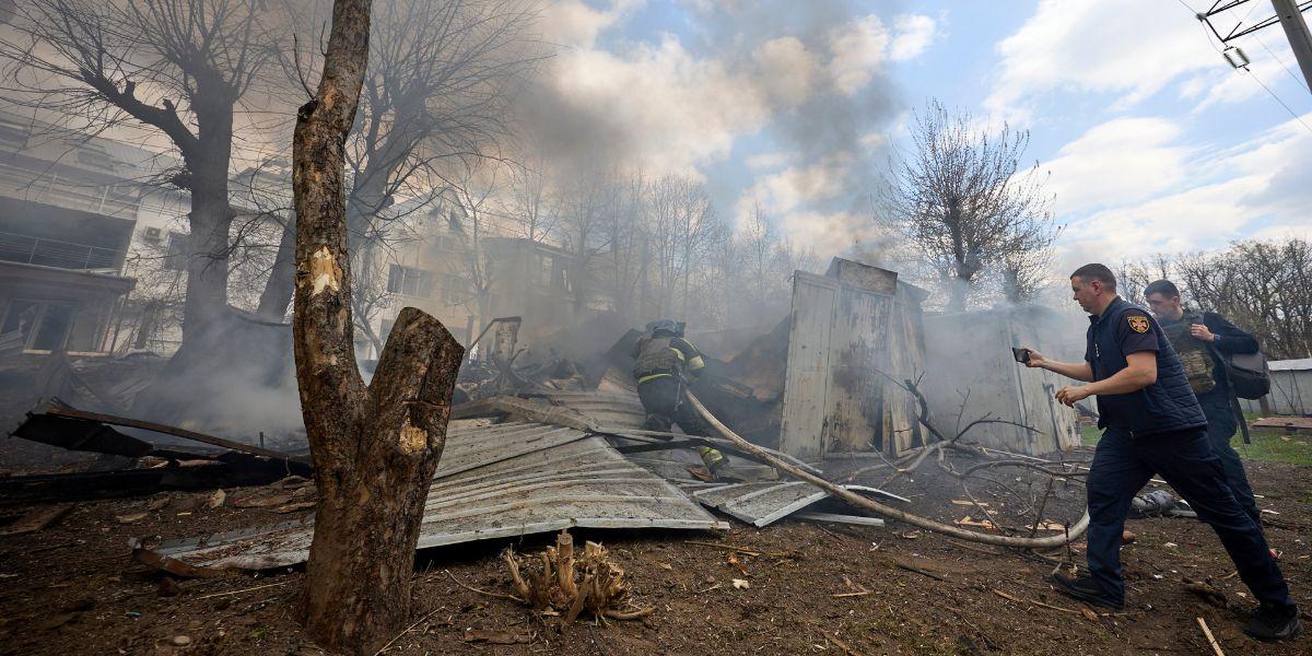 Atak dronów kamikadze w Ukrainie. Władze uspokajają: nie stwierdzono zanieczyszczeń