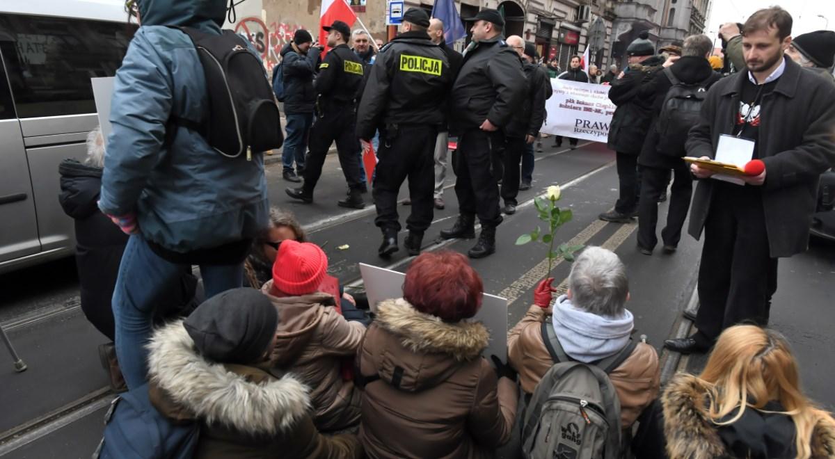 Obywatele RP zakłócili Marsz Pamięci Żołnierzy Niezłomnych w Łodzi