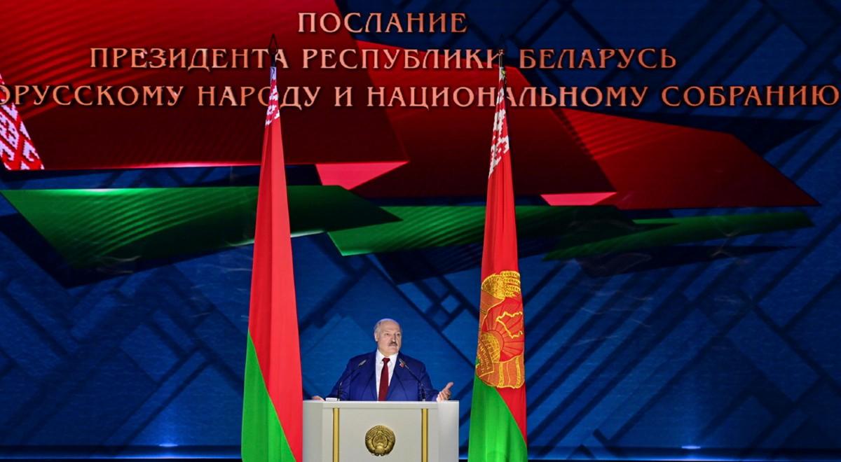 Agresywne orędzie Łukaszenki. Żaryn: działania propagandowe Białorusi przypominają działania Kremla