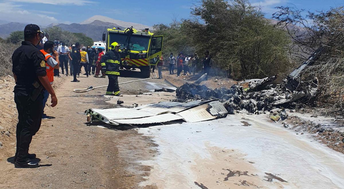 Wypadek samolotu w Peru. Zginęło siedem osób 