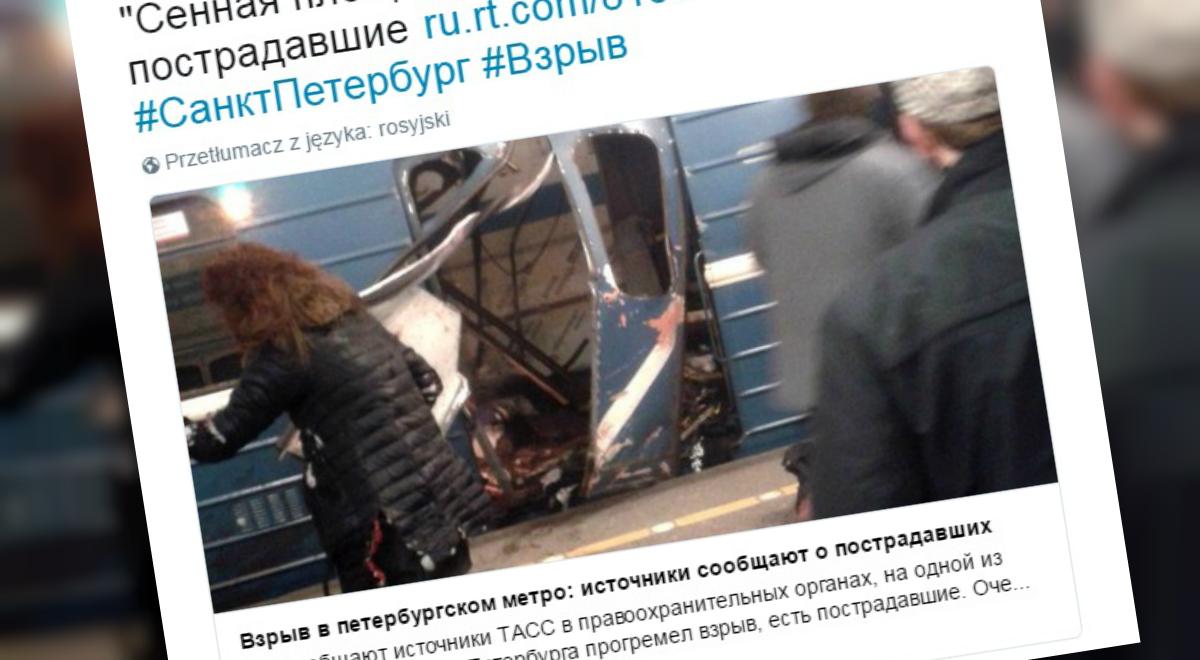 Do ataku na metro w Petersburgu przyznała się organizacja powiązania z Al-Kaidą