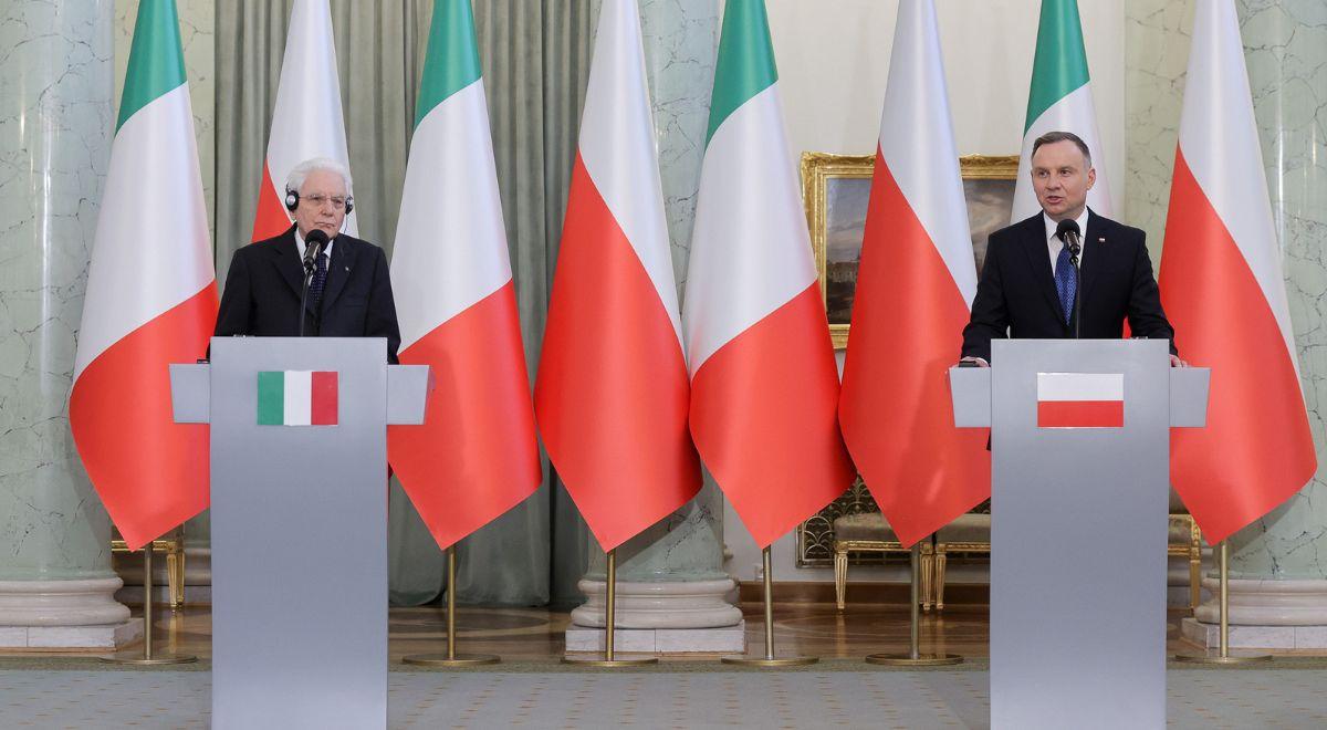 "Jeśli Rosja tę wojnę wygra, zaatakuje kolejne państwo". Spotkanie prezydentów Polski i Włoch