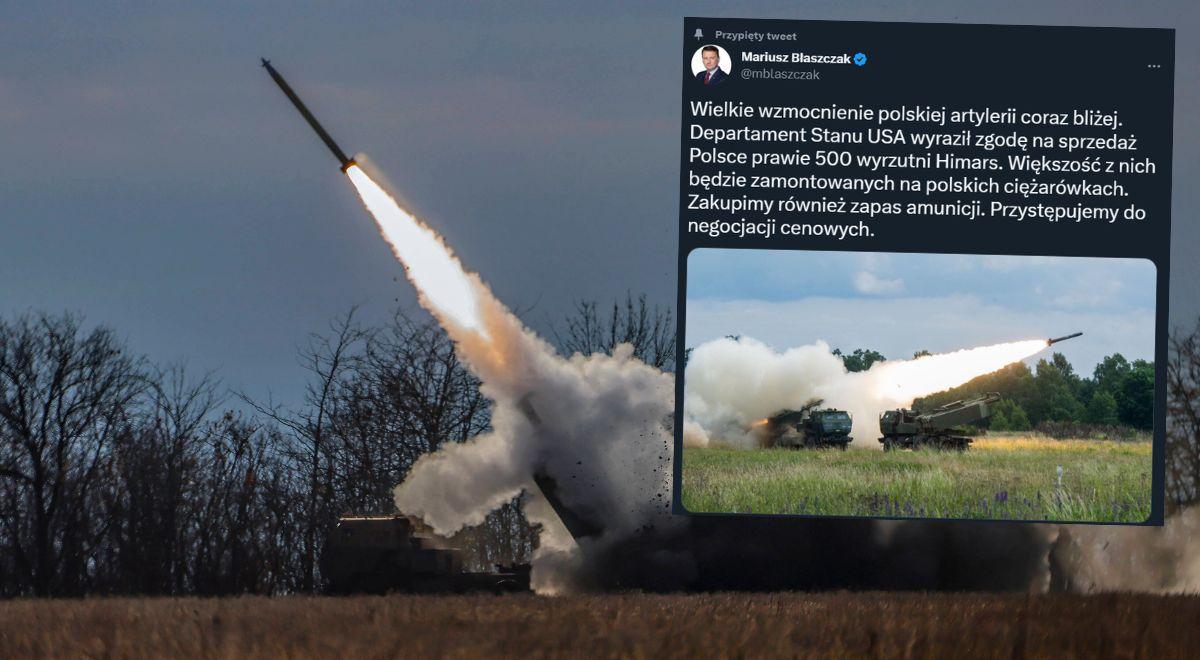 USA sprzedadzą Polsce HIMARS-y. Minister Błaszczak: wielkie wzmocnienie artylerii coraz bliżej