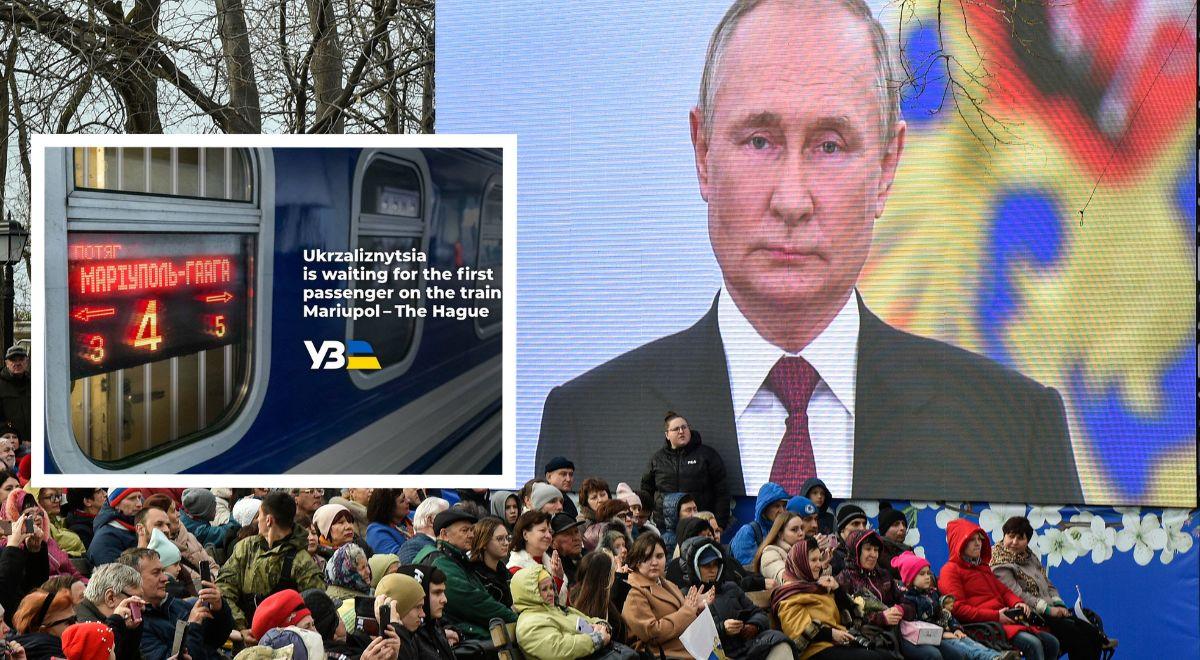 Na Ukrainie zaproponowano połączenie Mariupol-Haga. Putin pierwszym pasażerem?