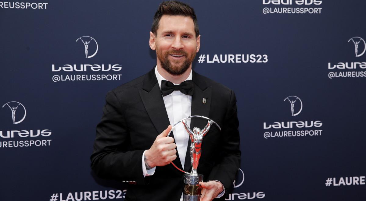 Laureus Award: Messi odebrał dwie nagrody i spotkał się z Lewandowskim. Świątek tuż za podium