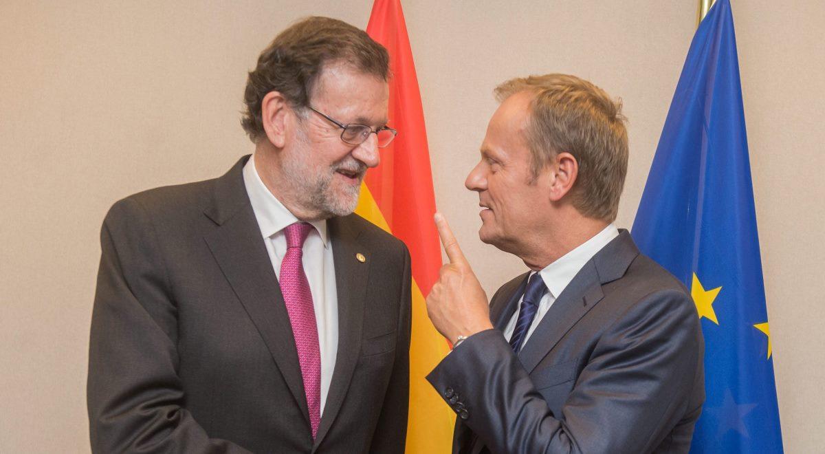 Tusk w rozmowie z Rajoyem zaapelował o niestosowanie siły w Katalonii
