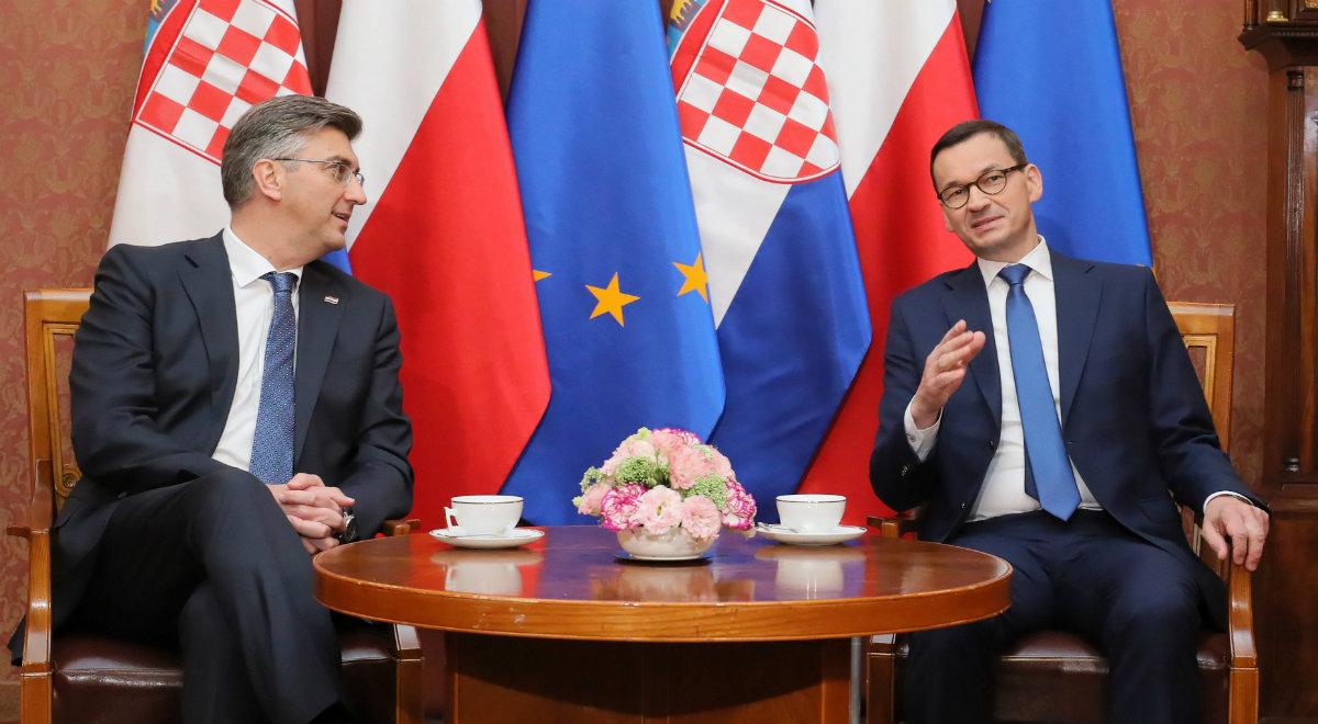 Premier Chorwacji w Warszawie. Spotkał się z Mateuszem Morawieckim 