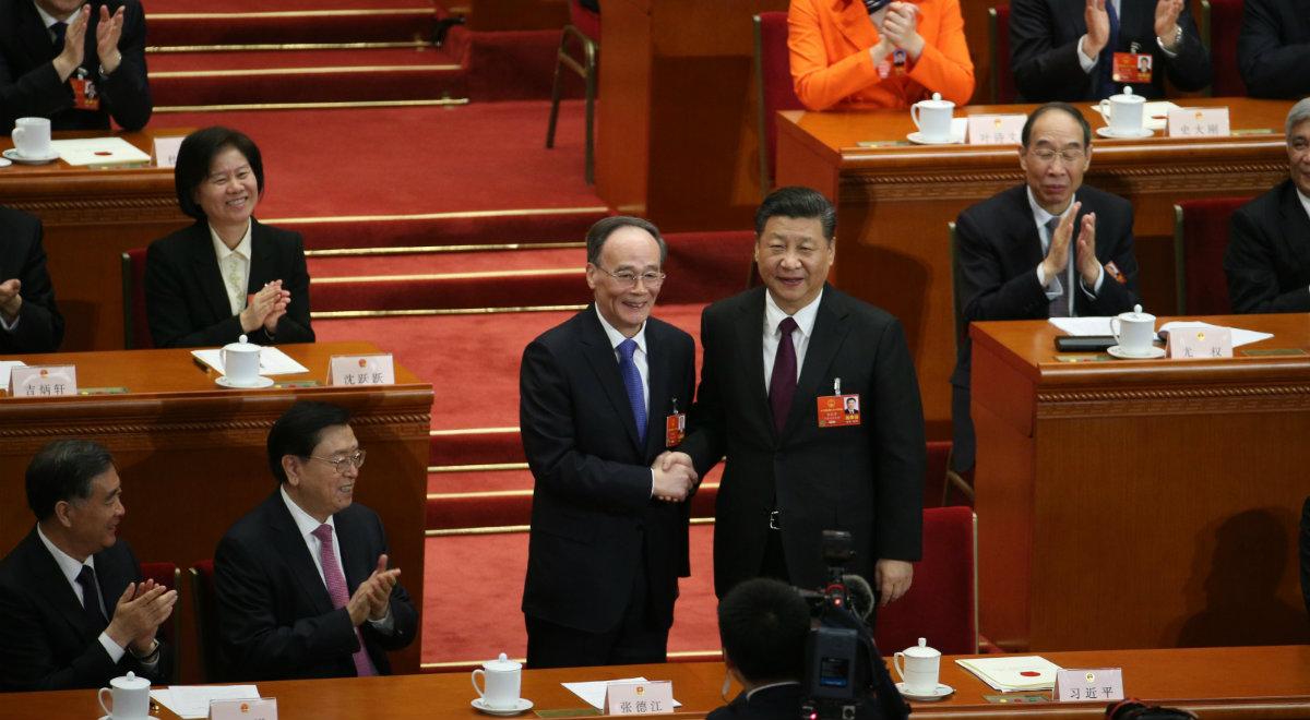 Chiny: prezydentem ponownie Xi, wiceprezydentem Wang Qishan
