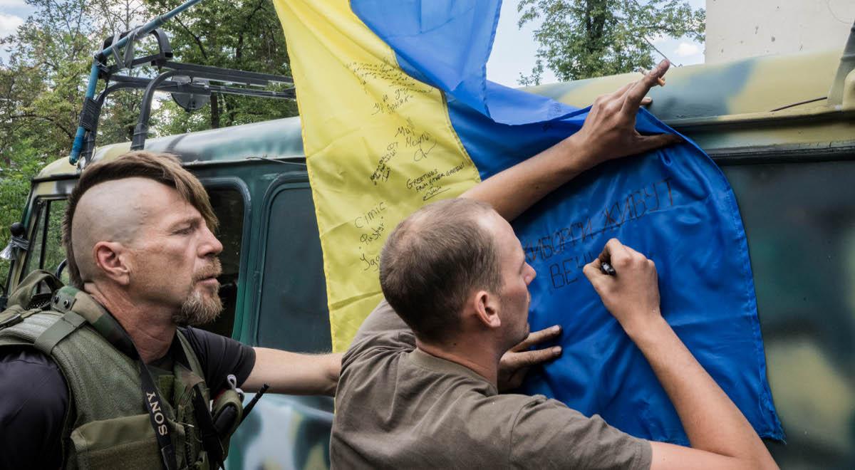 Dzień Niepodległości Ukrainy na pierwszej linii