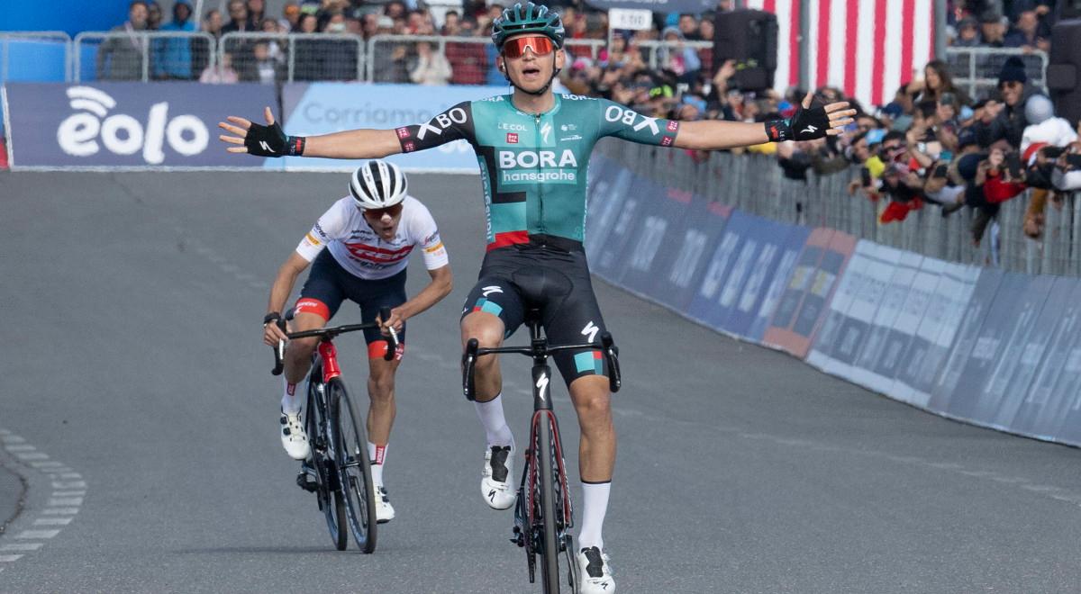 Giro d'Italia: Kamna najszybszy na zboczach Etny. Czwarty etap przyniósł zmianę lidera 