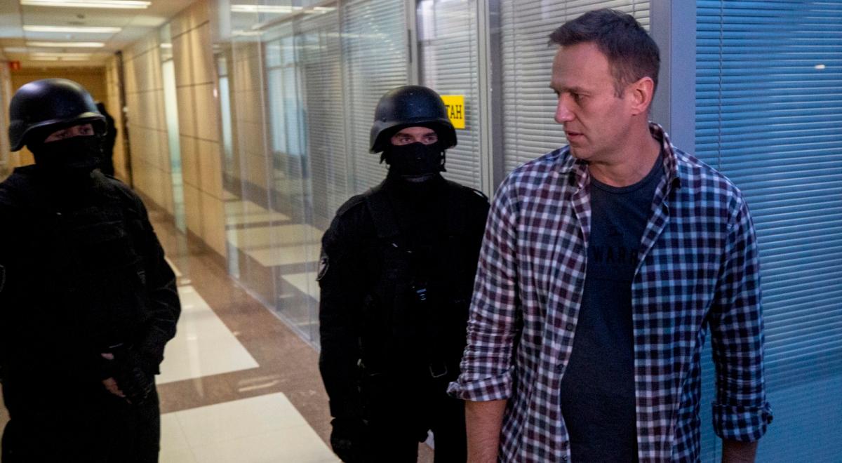 Rosja:  obława w biurze Aleksieja Nawalnego. Powodem film o majątku Miedwiediewa
