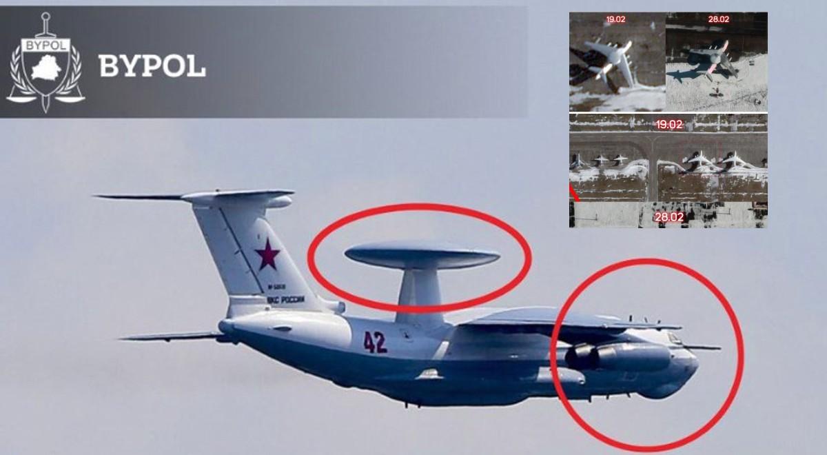 Atak na "rosyjski AWACS" na Białorusi. Azarau: wcześniej była partyzantka kolejowa, ale konieczne są inne formy walki