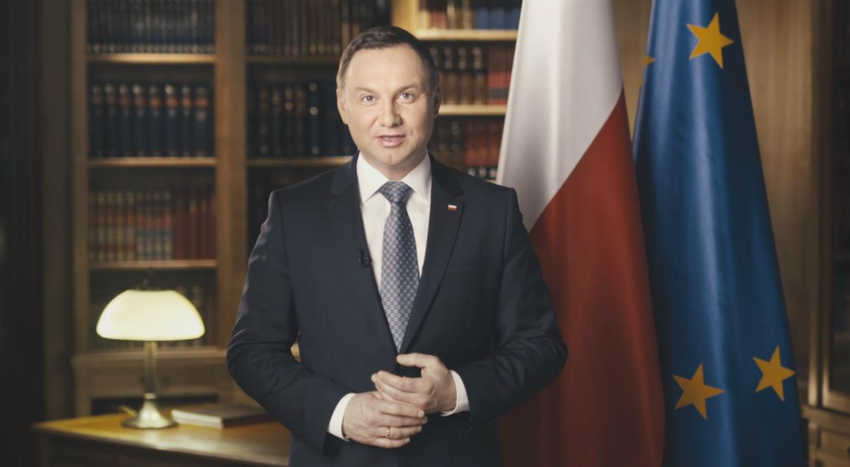 Prezydent Andrzej Duda złożył Polakom życzenia noworoczne