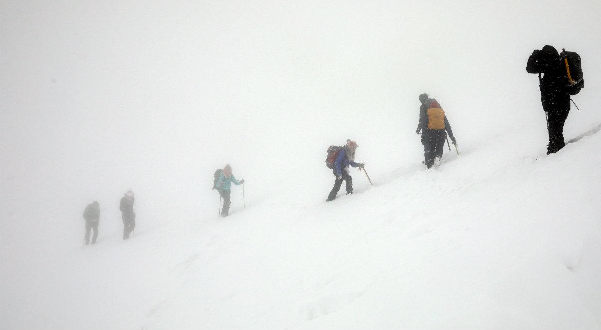 Trudne warunki w Bieszczadach. Ratownicy odradzają wychodzenie w góry