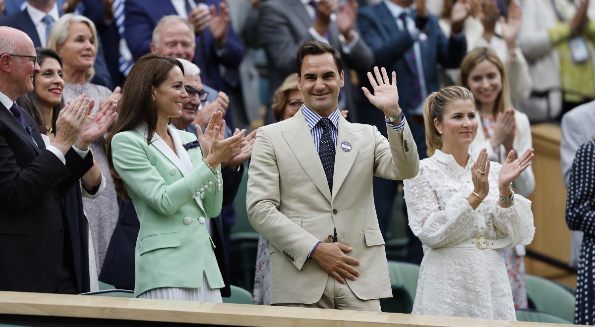 Król wrócił na Wimbledon. Roger Federer uhonorowany, kilkuminutowa owacja w Londynie
