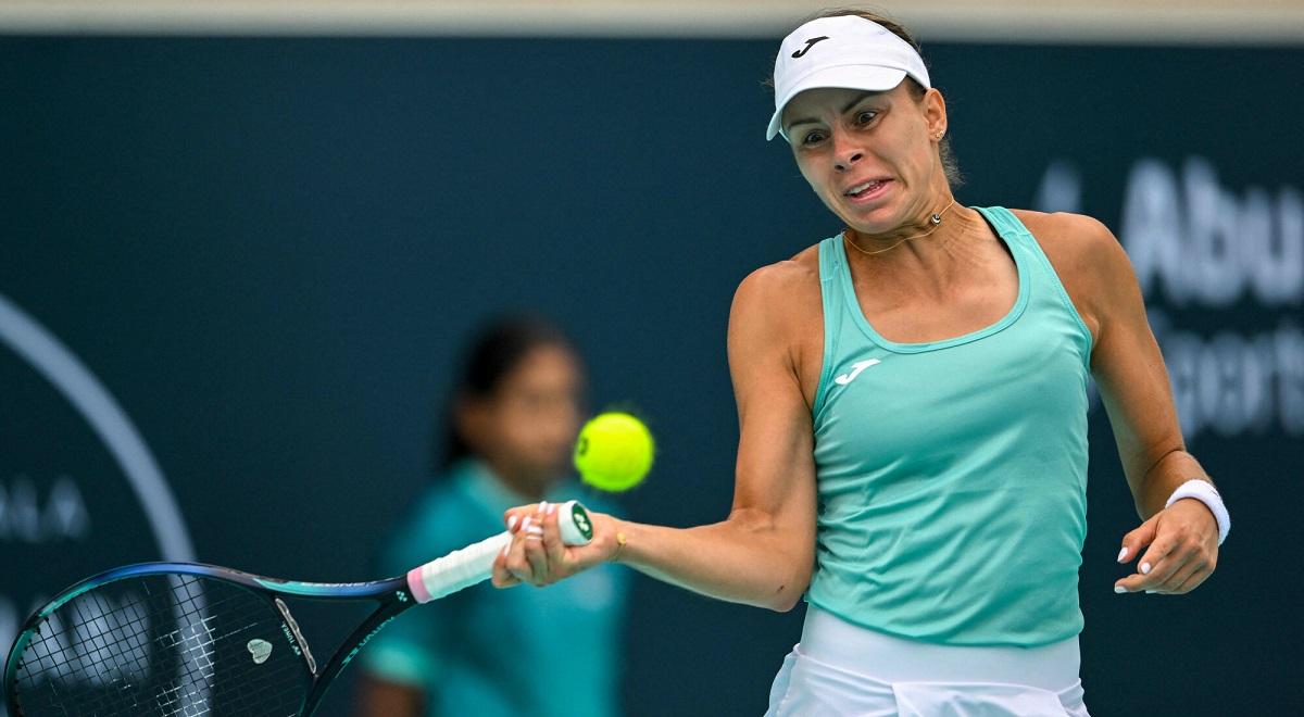 WTA Doha: Magda Linette postraszyla faworytkę. "Jest w wysokiej dyspozycji"