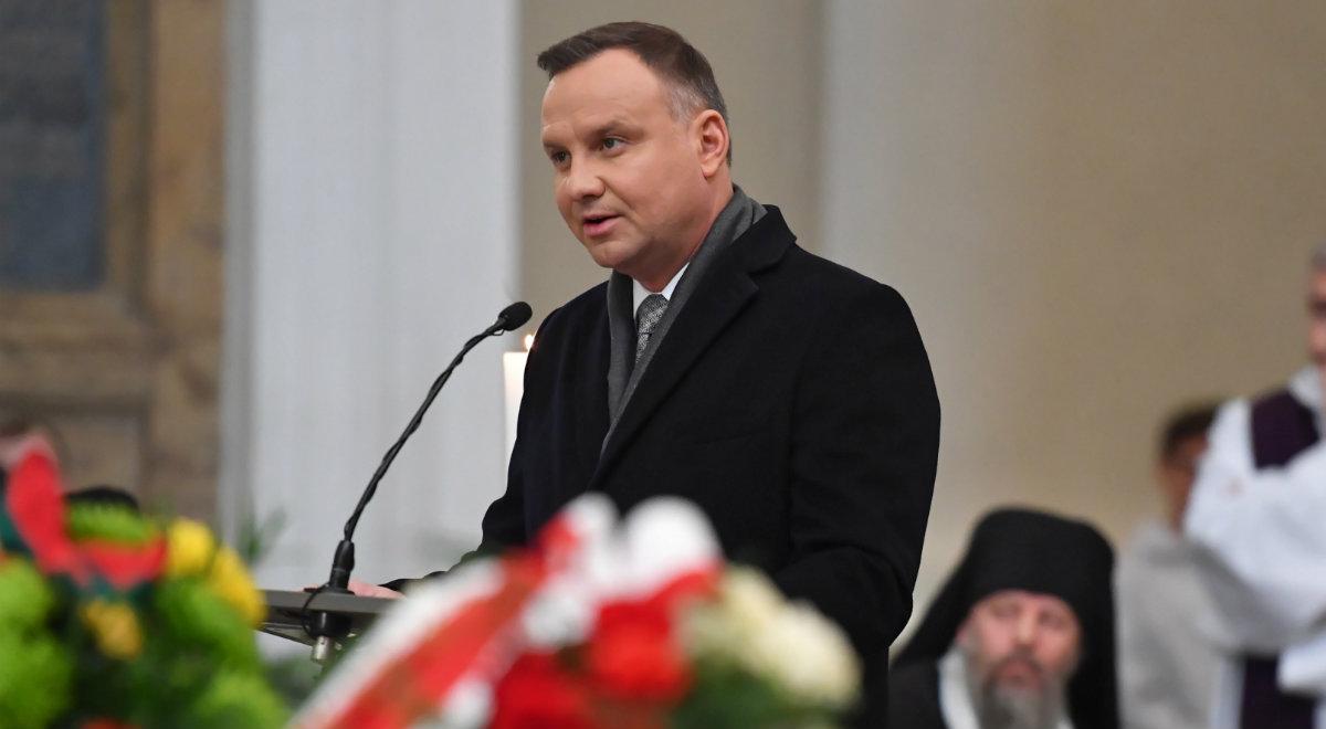 Prezydent w Wilnie: stajemy tu, by uczcić heroizm i ofiarę naszych poprzedników