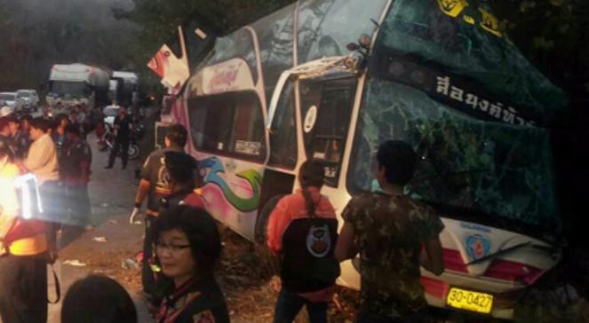 Katastrofa autokaru w Tajlandii. 13 dzieci zabitych
