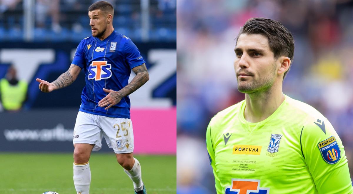 Oficjalnie: Lech traci dwóch piłkarzy. Tiba i van der Hart odchodzą z Poznania