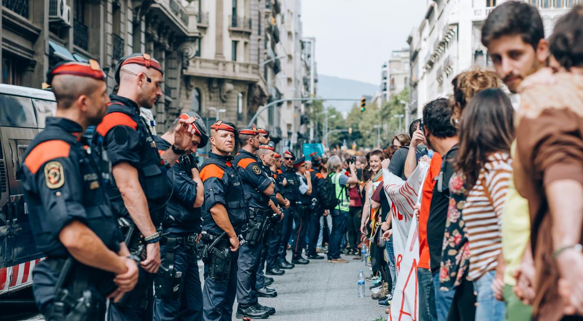 Protesty w Hiszpanii. "Katalończycy są zdeterminowani"