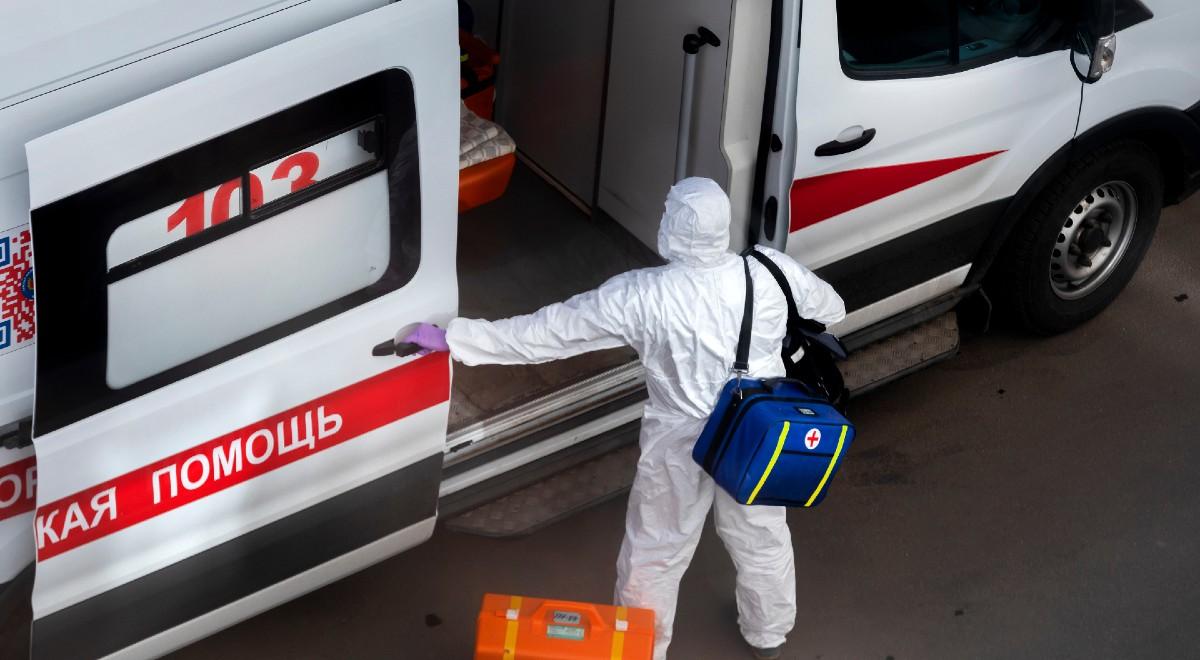 Rosja: rekord zakażeń koronawirusem od początku pandemii. Dramatyczna sytuacja w największych miastach