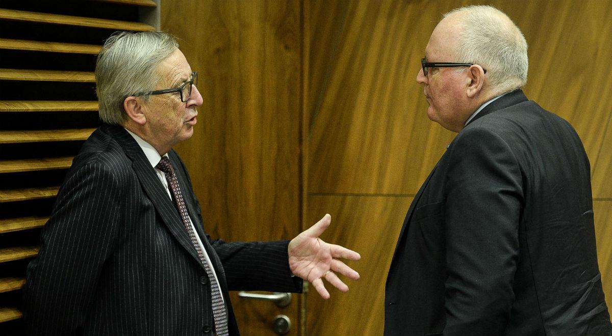 Debata Poranka. Publicyści o sporze Jean-Clauda Junckera i Fransa Timmermansa ws. Polski