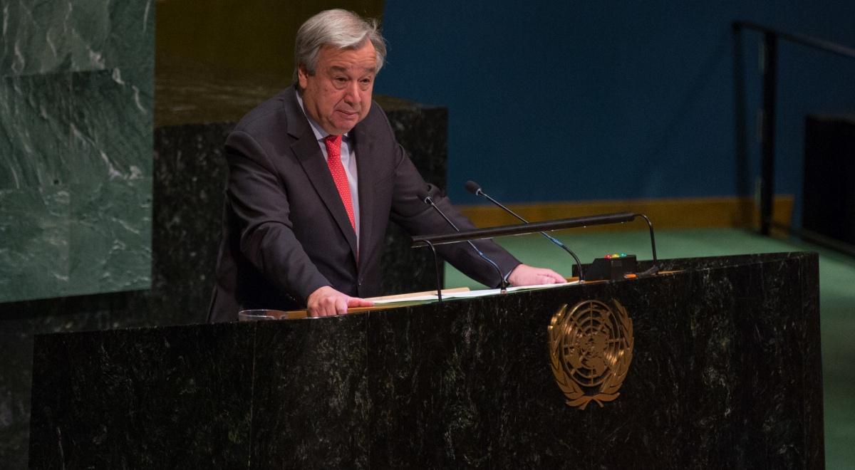 Sekretarz generalny ONZ: świat zmierza w kierunku wojny na szerszą skalę