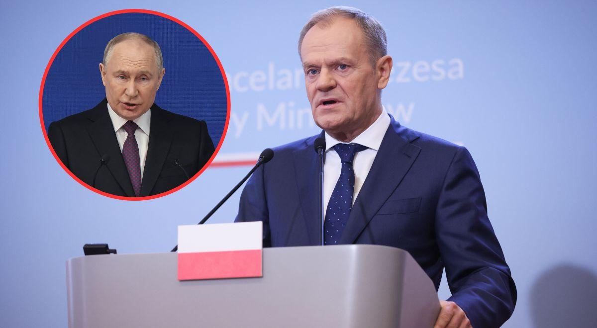 Wojna w Ukrainie. Przemówienie Putina. Tusk: słowa o przejściu Rosji w tryb wojenny trzeba traktować serio