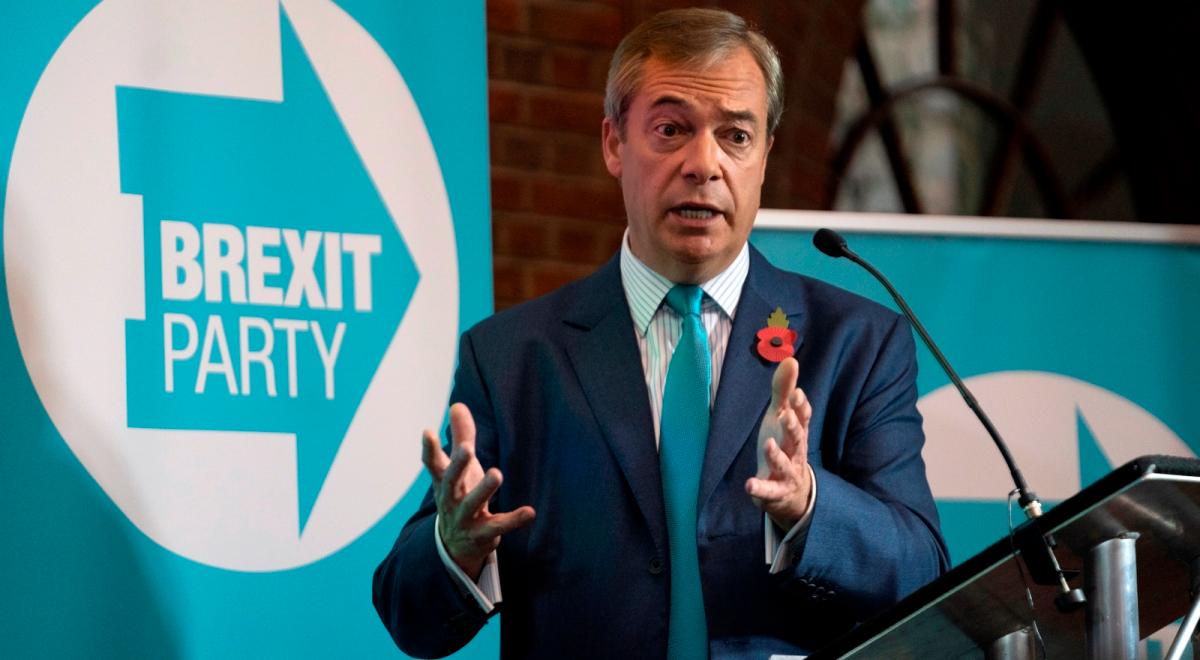 Lider eurosceptycznej partii wzywa Johnsona do zawarcia paktu na rzecz brexitu