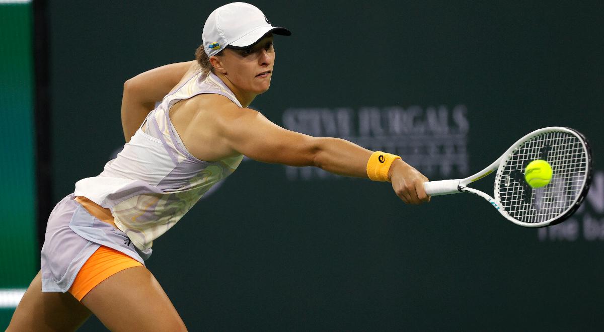 WTA Indian Wells: Iga Świątek - Sorana Cirstea. Pewna wygrana polskiej tenisistki
