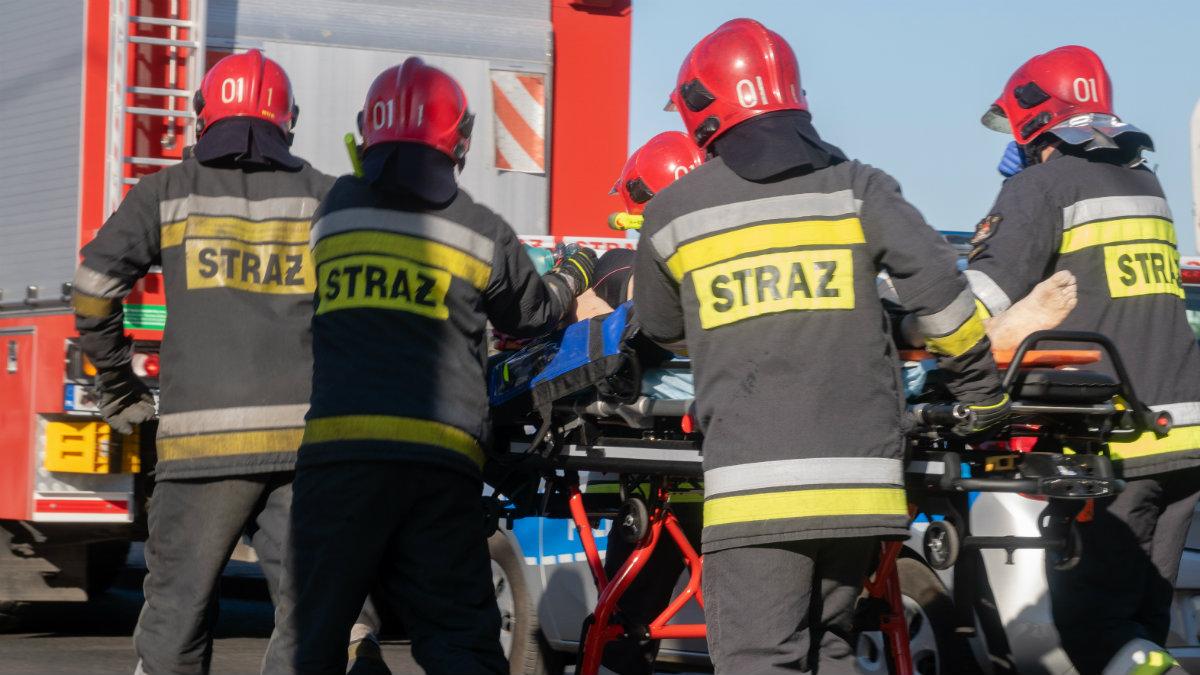 Opolskie: zapaliła się mąka, strażacy ewakuowali mieszkańców domu