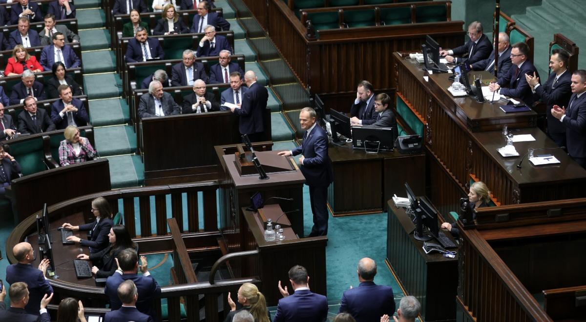 Sejm wybrał Donalda Tuska na stanowisko premiera