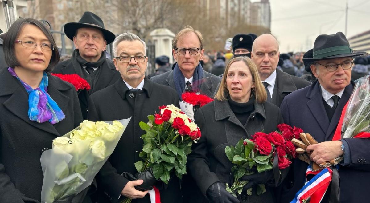 Rosja. Ambasador RP na pogrzebie Nawalnego. Pojawiły się groźby ze strony policji