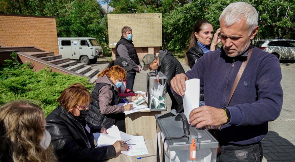 Rosja organizuje "referenda" na okupowanych terenach. Wiceszef MON: to może doprowadzić do eskalacji